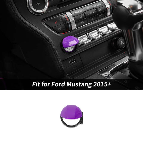 Engine Start Stop Button Switch Cover Trim For Ford Mustang 2015+ Accessories | CheroCar