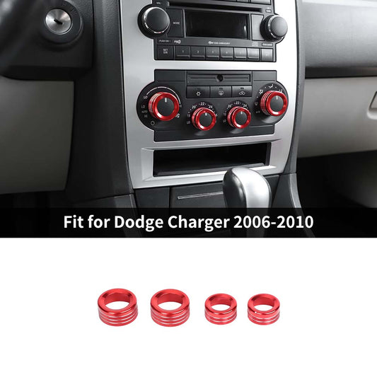 Air Conditioning Switch Knob Trim Ring For Dodge Charger 2006-2010 Accessories | CheroCar