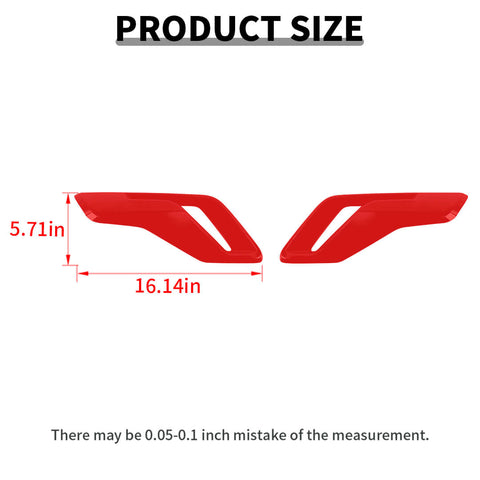 For 2021+ Ford F150 Raptor Front Leaf Board Fender Side Air Vent Cover Trim