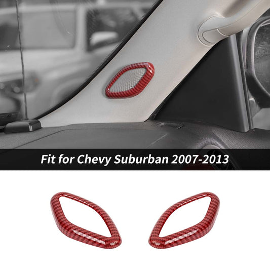 For 2007-2013 Chevy Suburban/Avalanche/Tahoe/GMC SIERRA A-pillar Horn Speaker Ring Trim