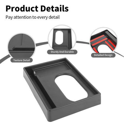 For 2021+ Ford F150/F250/F350/F450 Center Console Front Cup Holder Storage Box