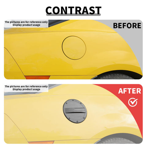 For 2012-2015 Chevy Camaro Exterior Fuel Tank Cover Gas Lid Cap Trim