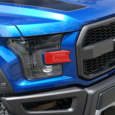 For 2015-2020 Ford F150 Raptor Front Bumper Headlight Grille Side Cover Trim