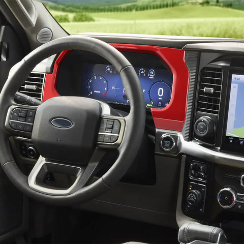 For 2024+ Ford F150 Raptor Dashboard Instrument Display Panel Trim Cover Decor