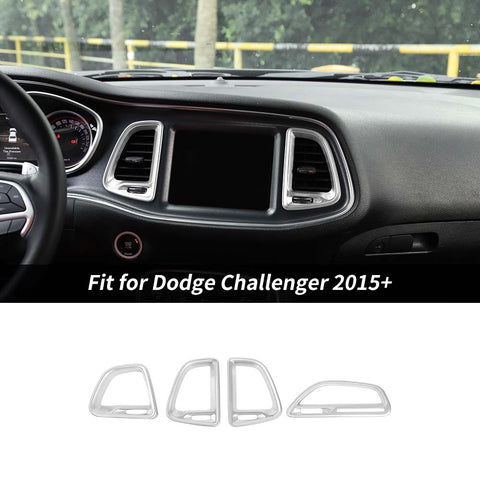 Center Console Air Condition Outlet Vent Trim For Dodge Challenger 2015+ Accessories | CheroCar