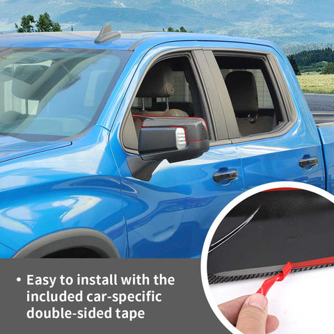 For 2019+ GMC Sierra 1500  Side Rearview Mirror Cap Cover Trim Ox Horn