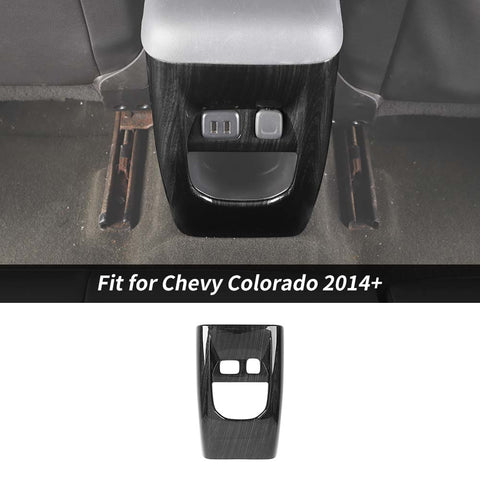 Rear Cigarette Lighter USB Panel Cover Trim For Chevy Colorado 2014+ Accessories | CheroCar