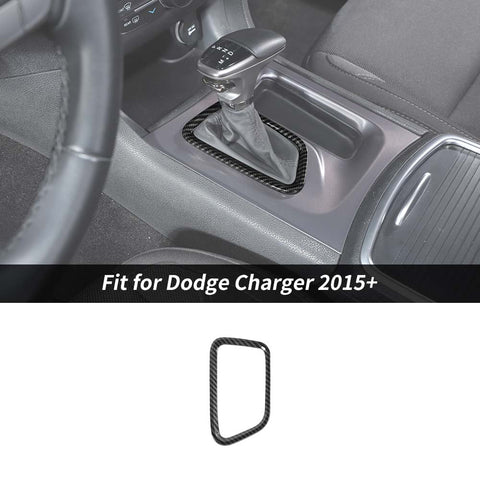 Gear Shifter Trim Cover Frame Bezel For Dodge Charger 2015+ Accessories | CheroCar