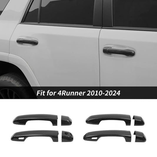For 2010-2024 Toyota 4Runner Door Handle Trim Decor Cover With Smart Key Holes