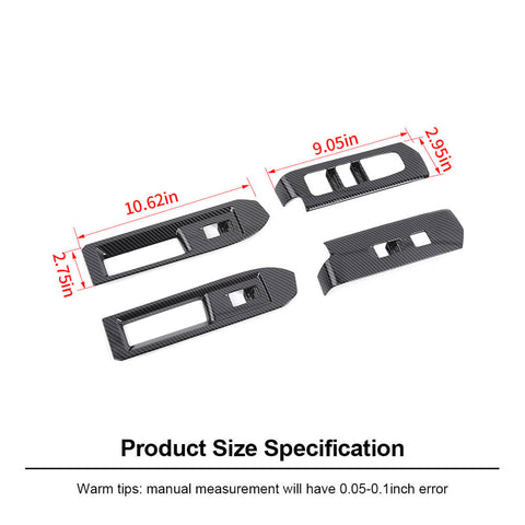 For 2024+ Toyota 4Runner Window Lift Panel Trim Decoration