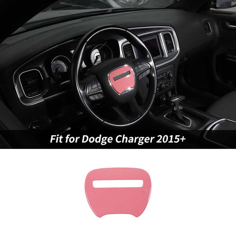 Steering Wheel Center Panel Trim For Dodge Charger/Challenger 2015+/ Durango 2014+ Accessories | CheroCar