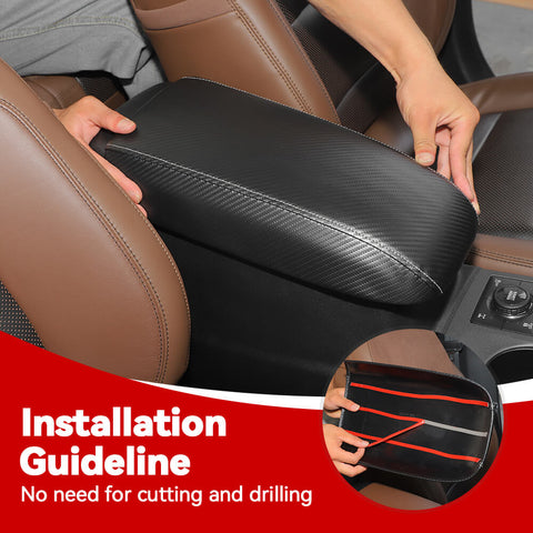 For 2021+ Ford Bronco Sport Console Armrest Storage Box Panel Trim Decor Cover