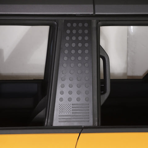 For 2021+ Ford Bronco Window Pillar Post Decor Sticker Cover Trim Decor