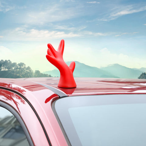 For Universal Car Exterior Car Top Cute Sticker Decor Accessories (2 pcs)