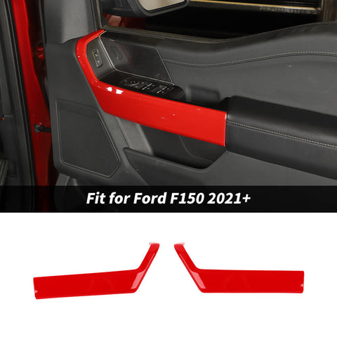 For 2021+ Ford F150 Inner Front Door Handle Panel Cover Trim Decor