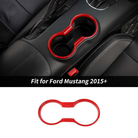 Front Cup Holder Cover Trim For Ford Mustang 2015+｜CheroCar