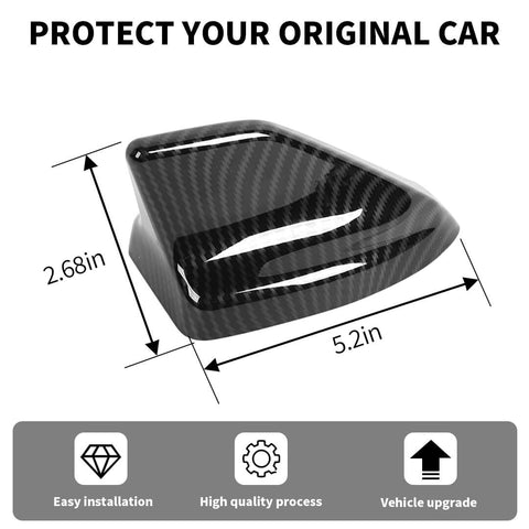 For 2024+ Ford Mustang Shark Fin Shape Roof Antenna Cover Trim