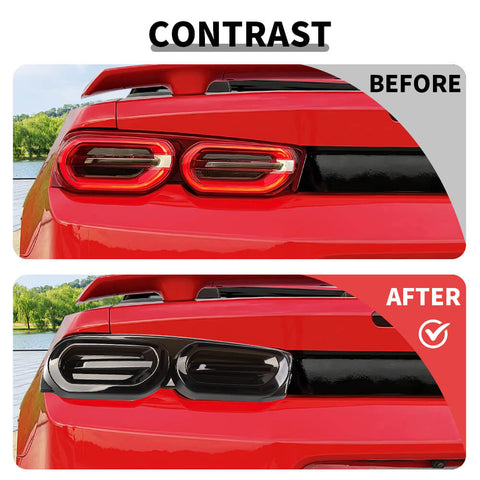 For 2019+ Chevy Camaro Rear Tail Light Lamp Decor Cover Trim