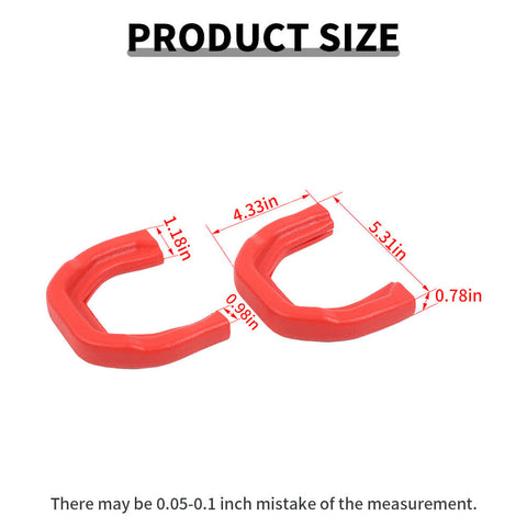 For 2018+ Dodge Ram TRX Front Bumper Tow Hook Trailer Cover Trim Decor