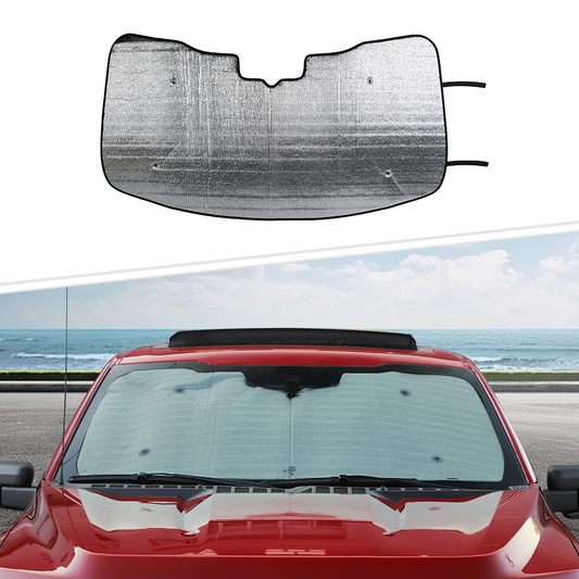 For Ford F150 2021+ Front Windshield Foldable Sunshade Sun Shade Visor Anti UV