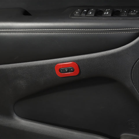 For 2011+ Dodge Durango Inner Memory Seat Button Bezel Trim Cover Accessories