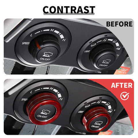 For 2010-2023 4Runner Driving Mode Switch Knob Button Trim Ring