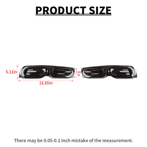 For 2019+ Chevy Camaro Rear Tail Light Lamp Decor Cover Trim