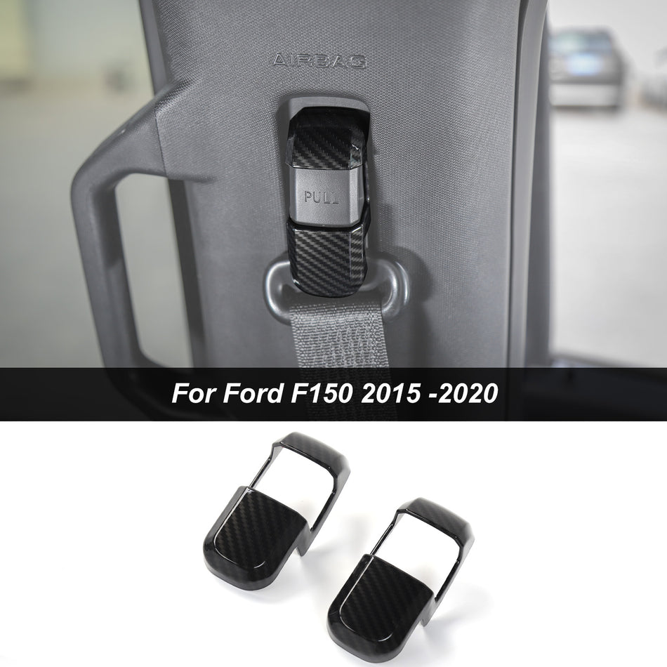 For 2015-2020 Ford F150 Seat Safety Belt Cover Trim Bezels