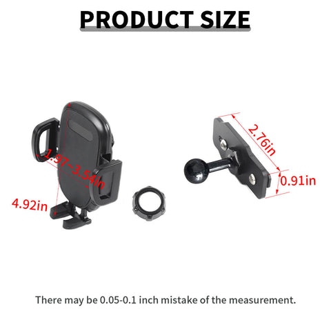 For 2021+ Ford F150 Center Console Dash Air Vent Phone Holder Mount