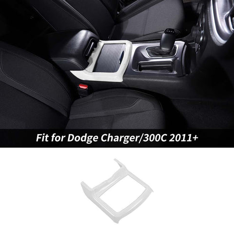 Interior Central Cup Holder Frame Trim Cover For Dodge Charger/300C 2011+ Accessories | CheroCar