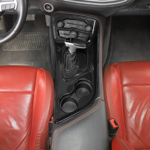 For 2015+ Dodge Challenger Interior Center Gear Shift Panel Trim Cover
