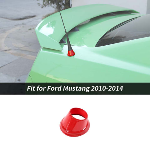 Exterior Rear Antenna Base Decor Cover Bezel For Ford Mustang 2010-2014 Accessories | CheroCar