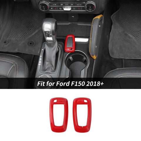 Interior Trim Full Set Available Separately Red For Ford F150 2015-2020 Accessories | CheroCar