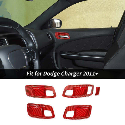 For 2011+ Dodge Charger/Chrysler 300C Inner Door Handle Bowl Trim Covers