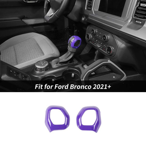 Gear Shift Knob Head Cover Decoration Trim for Ford Bronco 2021+ Accessories｜CheroCar