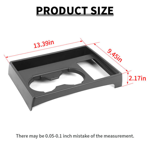 For 2015-2020 Ford F250/F350/F450/F550 Front Cup Holder Storage Box Organizer Tray
