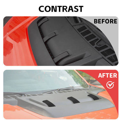 For 2021+ Ford F150 Raptor Hood Scoop Air Vent Cover Trim Decor