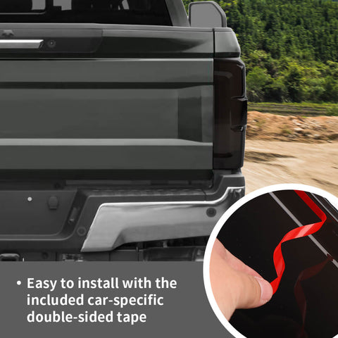 For 2023+ Ford F250/F350/F450/F550 Exterior Rear Tail Light Lamp Guard Cover Trim (2 pcs)