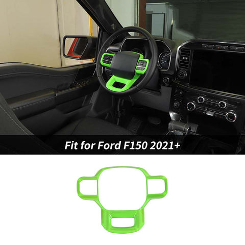 For 2021+ Ford F150 Steering Wheel Cover Trim