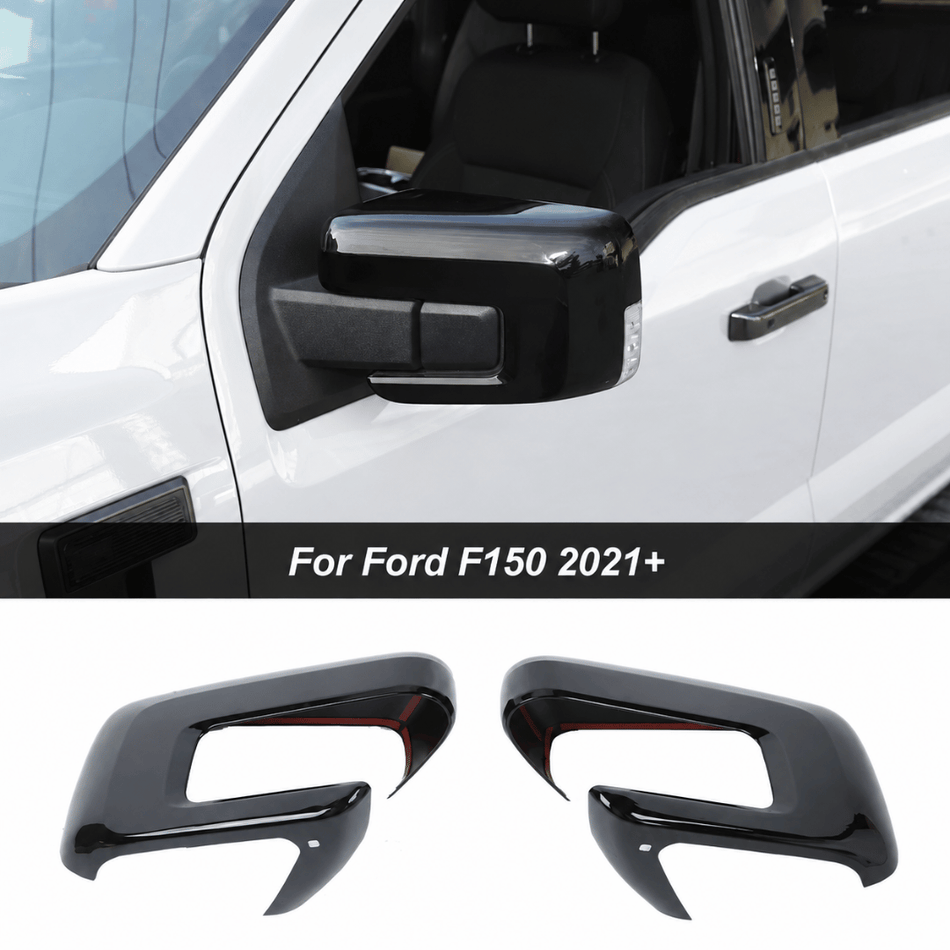 For 2021+ Ford F150 Side Rearview Mirror Cover Trim