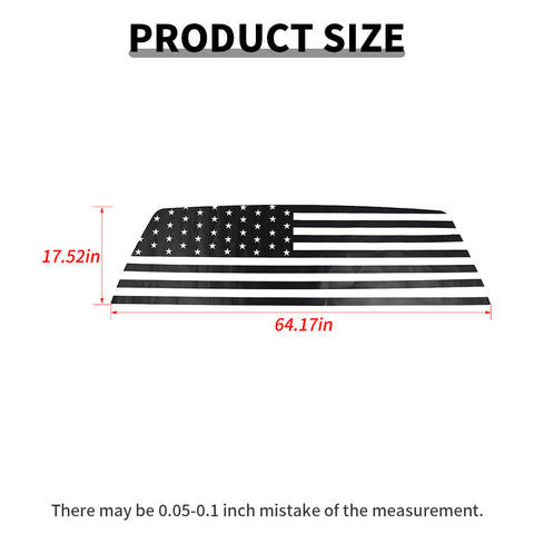 For 2007-2013 Chevy Silverado Rear Window Glass Sticker Decal Cover Trim