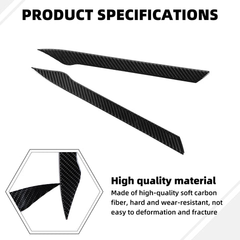 For 2018+ Dodge Ram Armrest Box Inner Side Panel Cover Trim