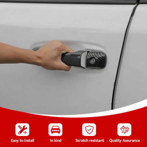 For 2017-2023 4Runner Rearview Mirror Cap Cover Trim Door Handle Shell Cover