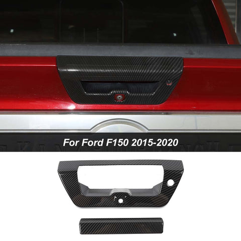 Rear Tailgate Door Handle Cover Trim For Ford F150 2015-2020 Carbon Fiber｜CheroCar