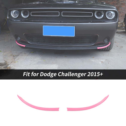 Front Bumper Lip Strip Trim Bezel for Dodge Challenger 2015+ Accessories｜CheroCar