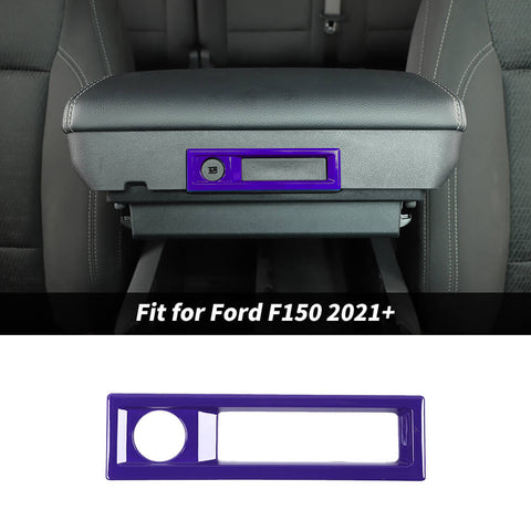 For 2021+ Ford F150 Center Armrest Box Switch Button Cover Trim