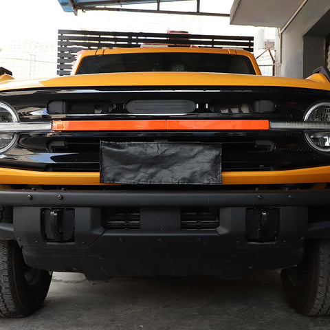 38 x Interior Full Set Decoration Cover Trim Kit & Grille trim For Ford Bronco 2021+ Orange Accessories | CheroCar