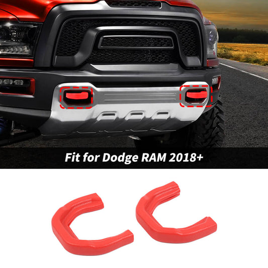 For 2018+ Dodge Ram TRX Front Bumper Tow Hook Trailer Cover Trim Decor