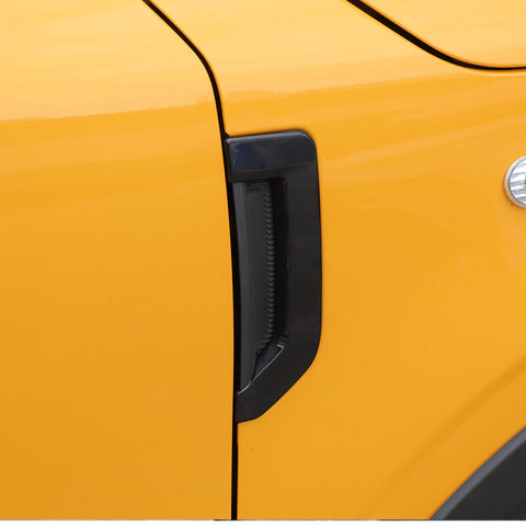 For 2021+ Ford Bronco Sport Fender Side Air Vent Leaf Plate Cover Trim