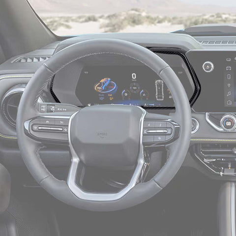 For 2023+ Chevy Colorado & GMC Canyon Dash Board Instrument Cover Decor Trim
